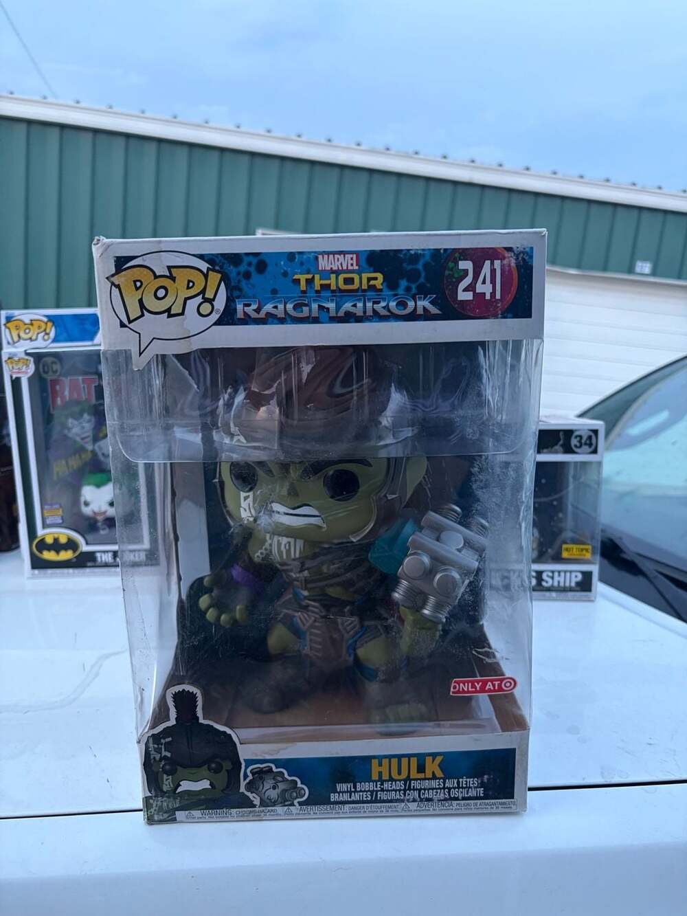 Funko Pop Marvel Thor Ragnarok Hulk 241 10-Inch Vinyl Figure Target Exclusive